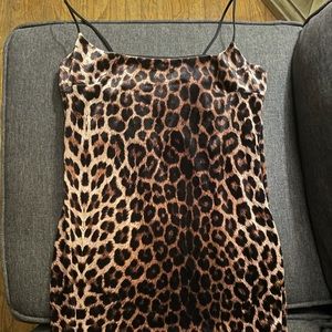 Leopard Mini Dress from Nasty Gal Collection Size Medium